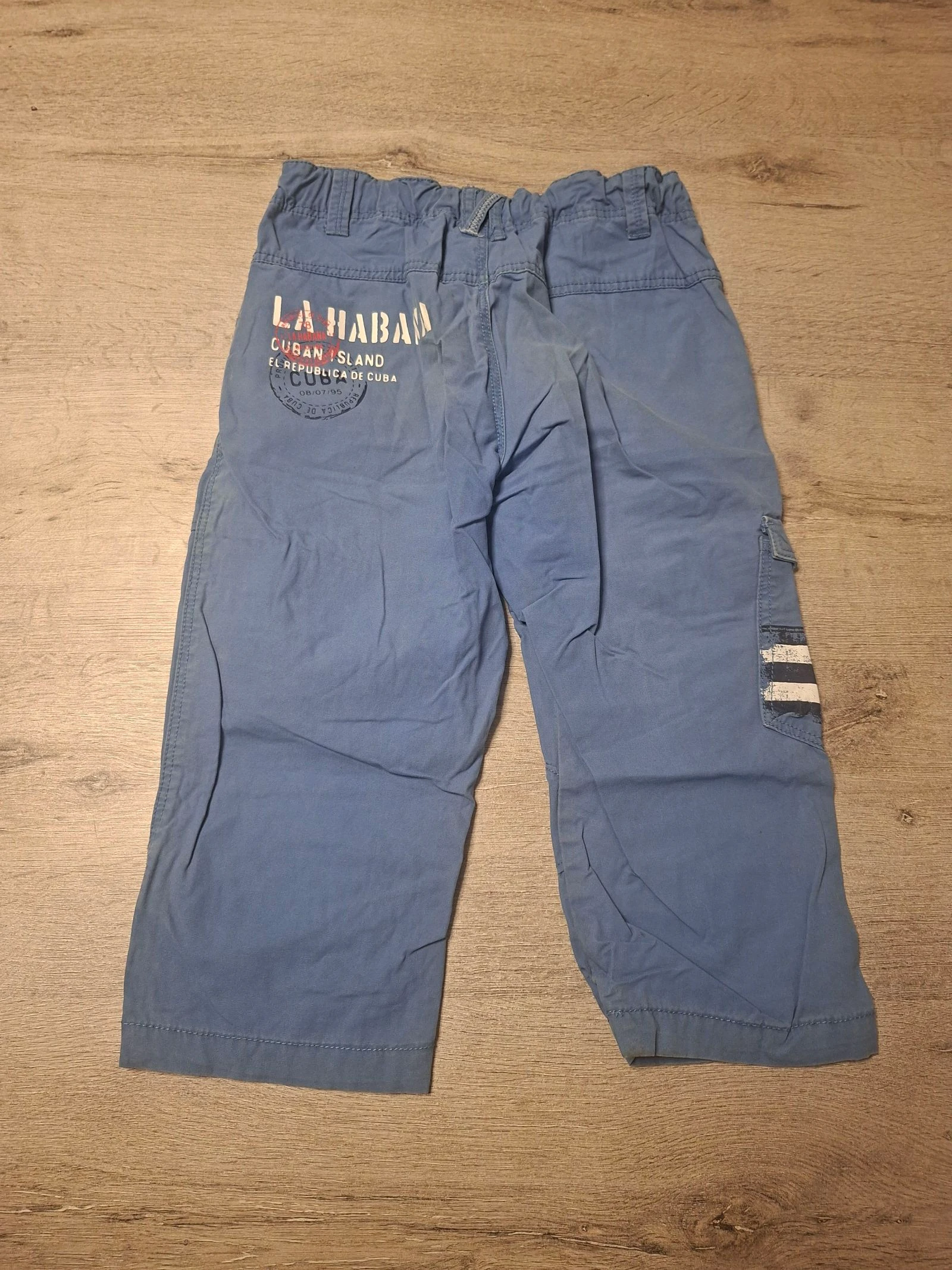 🌷F4-08🌷Calça cargo 3/4 para menino IN EXTENSO – Tamanho 10 anos (131-143 cm) – Estilo moderno e prático🌷 – photo 4